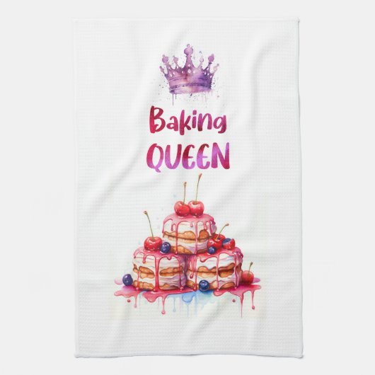 Linge De Cuisine Création de gâteau sucré (Vertical)