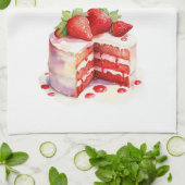 Linge De Cuisine Création de gâteau sucré (Plié)