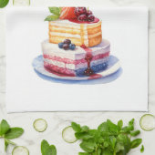 Linge De Cuisine Création de gâteau sucré (Plié)