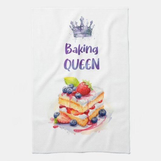 Linge De Cuisine Création de gâteau sucré (Vertical)