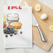 Linge De Cuisine Création de gâteau sucré (Quart Plié)