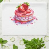 Linge De Cuisine Création de gâteau sucré (Plié)