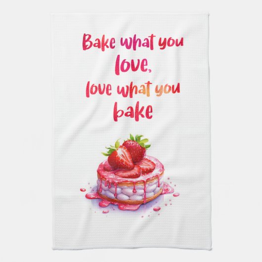 Linge De Cuisine Création de gâteau sucré (Vertical)