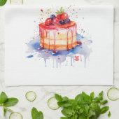 Linge De Cuisine Création de gâteau sucré (Plié)