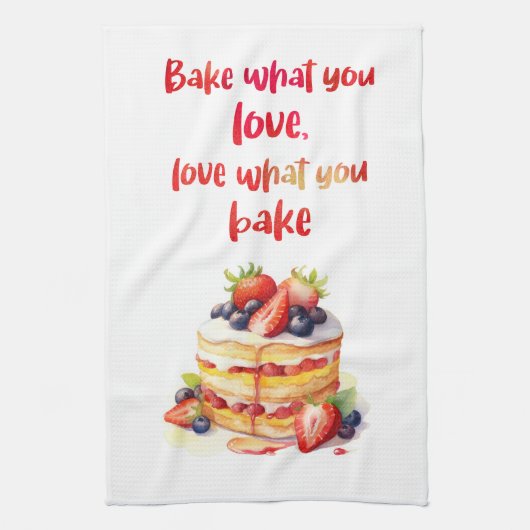 Linge De Cuisine Création de gâteau sucré (Vertical)