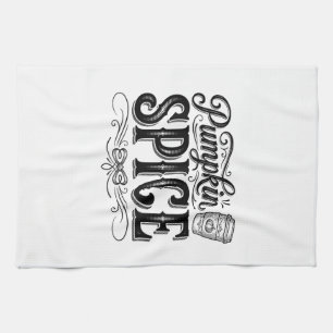 Linge De Cuisine Création de T-shirt Automnal Café Vintage Épice de