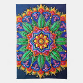 Linge De Cuisine Création vibrante de mandalas (Vertical)