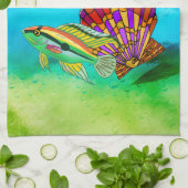 Linge De Cuisine Créations maritimes Médias mixtes (Plié)