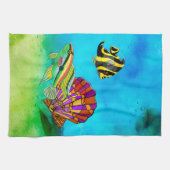 Linge De Cuisine Créations maritimes Médias mixtes (Horizontal)