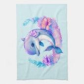 Linge De Cuisine Créature marine dauphin mignon (Vertical)