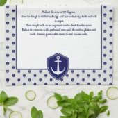 Linge De Cuisine Créer votre propre Ancre nautique Recette de conse (Plié)