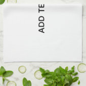 Linge De Cuisine Créez votre propre blanc (Plié)