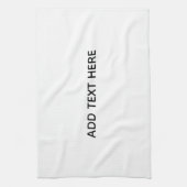Linge De Cuisine Créez votre propre blanc (Vertical)