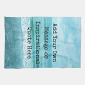 Linge De Cuisine Créez votre propre devis inspirant motivationnel (Horizontal)