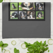 Linge De Cuisine Créez votre propre nom de monogramme de collage ph (Plié)