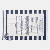 Linge De Cuisine Créez votre propre recette Keepsaké Marine Ancre b (Horizontal)