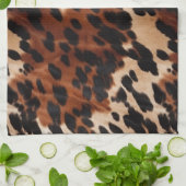 Linge De Cuisine Crème Brown noir (Plié)