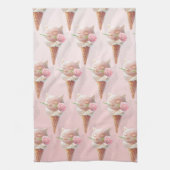 Linge De Cuisine Crème de glace Kitty - Rosy & Dreamy (Vertical)