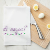 Linge De Cuisine Crème et sucre ? (Quart Plié)