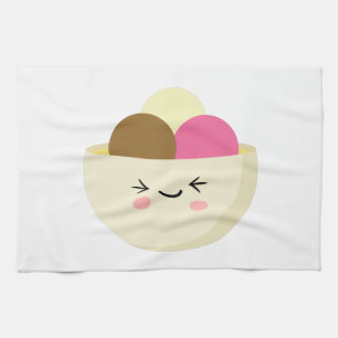 Linge De Cuisine Crème glacée Kawaii