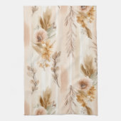 Linge De Cuisine Crème Rustique Floral Boho (Vertical)