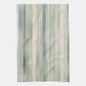 Linge De Cuisine Crème turquoise bleue Sage vert Distressed (Vertical)