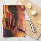 Linge De Cuisine Crépuscule à Nazareth (Quart Plié)