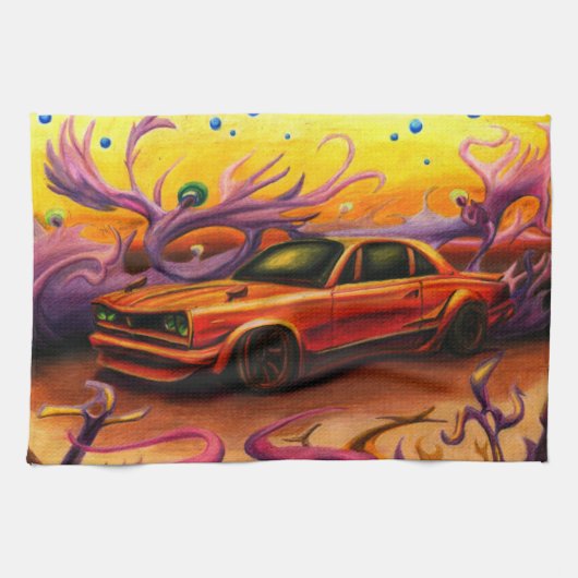 Linge De Cuisine Crépuscule à Nazareth (Horizontal)