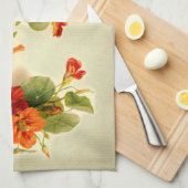 Linge De Cuisine Cresson indien orange (Quart Plié)