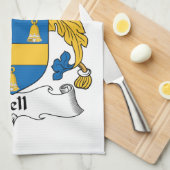 Linge De Cuisine Crête de famille de Bell (Quart Plié)