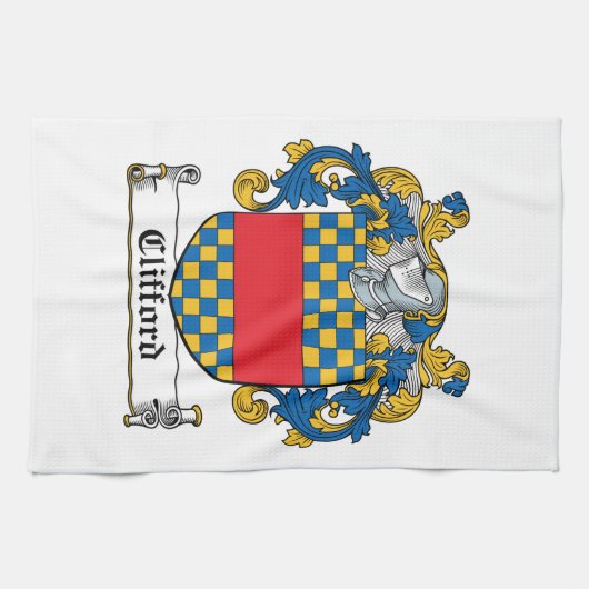 Linge De Cuisine Crête de famille de Clifford (Horizontal)