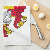 Linge De Cuisine Crête de famille de Harrison (Quart Plié)