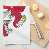 Linge De Cuisine Crête de famille de prés (Quart Plié)