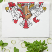 Linge De Cuisine Crête de famille de Weiss (Plié)