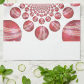 Linge De Cuisine Crimson Vortex : Belle Balle de Cricket Rouge (Plié)