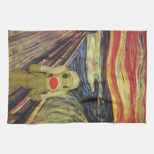 Linge De Cuisine Cris de singe de choc (Horizontal)