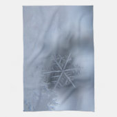 Linge De Cuisine Cristaux de flocon de neige microscopique gelée pl (Vertical)