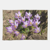 Linge De Cuisine Crocus de printemps mignons (Horizontal)