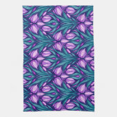 Linge De Cuisine Crocus printaniers (Vertical)