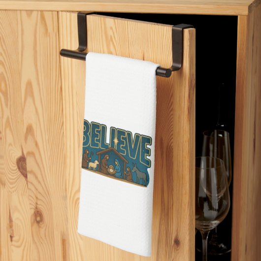 Linge De Cuisine Croire (Pliage en tiers)