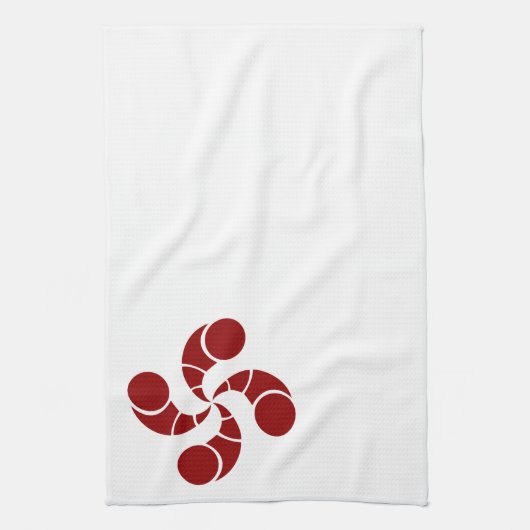 Linge De Cuisine croix basque de golf (Vertical)