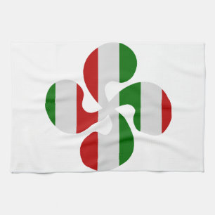 Linge De Cuisine Croix Basque Multicouleurs