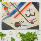 Linge De Cuisine Croix de blanc de Kandinsky (Plié)