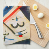 Linge De Cuisine Croix de blanc de Kandinsky (Quart Plié)