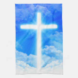 Linge De Cuisine Croix de lumière Jésus-Christ chrétien personnalis