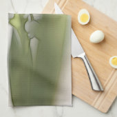 Linge De Cuisine Croquis de fleur du muguet (Quart Plié)