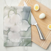 Linge De Cuisine Croquis du muguet (Quart Plié)