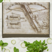 Linge De Cuisine Crossbow Arme géante de Léonard de Vinci (Plié)