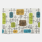 Linge De Cuisine Crosshairs d'art de l'ère Eames dans les années 19 (Horizontal)