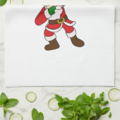 Linge De Cuisine Croyez-vous, Père Noël frappe un pot (Plié)